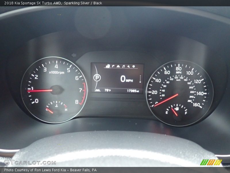  2018 Sportage SX Turbo AWD SX Turbo AWD Gauges