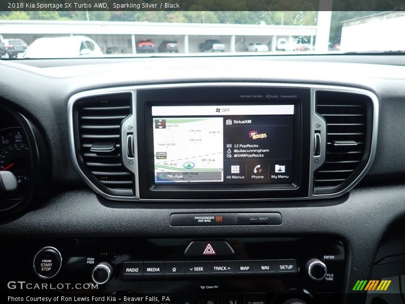 Controls of 2018 Sportage SX Turbo AWD
