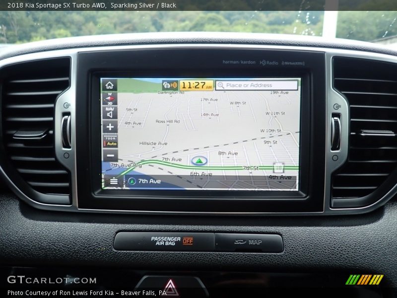Navigation of 2018 Sportage SX Turbo AWD