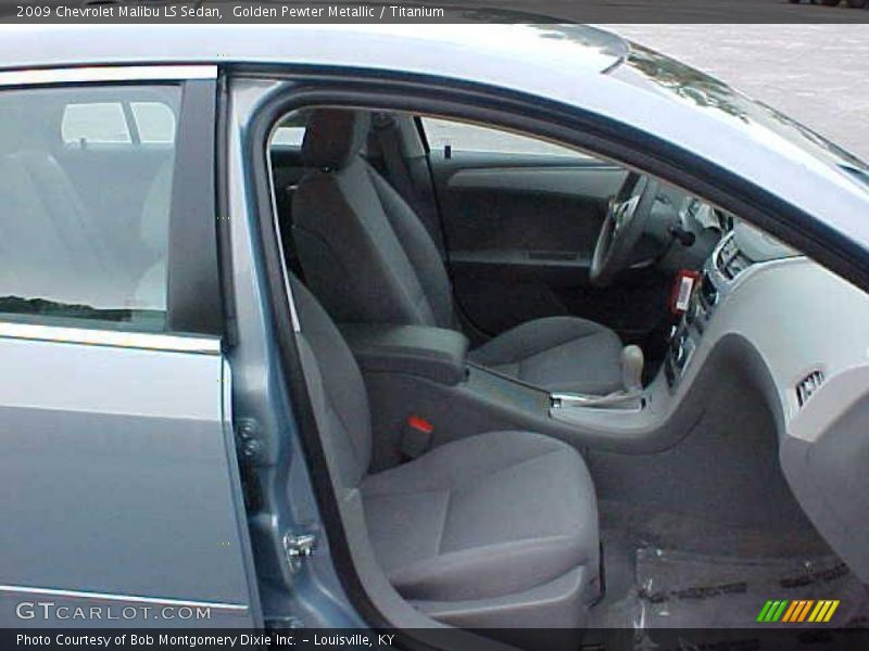 Golden Pewter Metallic / Titanium 2009 Chevrolet Malibu LS Sedan