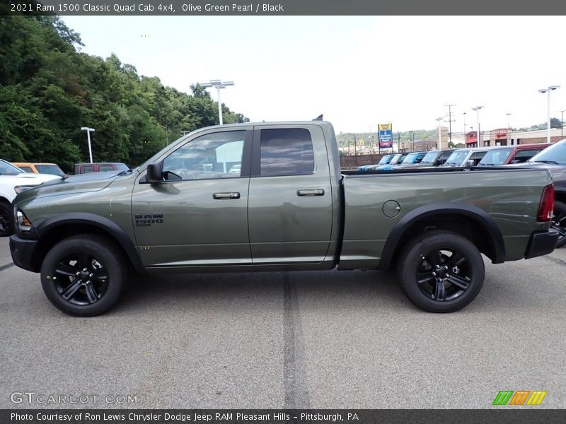  2021 1500 Classic Quad Cab 4x4 Olive Green Pearl