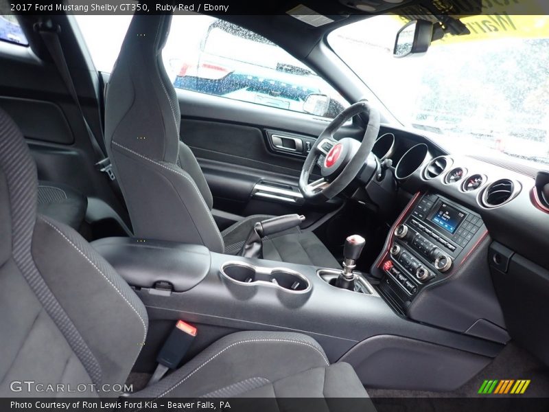 Front Seat of 2017 Mustang Shelby GT350