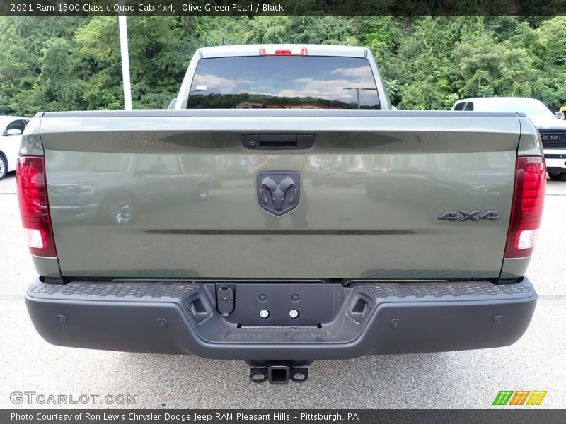 Olive Green Pearl / Black 2021 Ram 1500 Classic Quad Cab 4x4