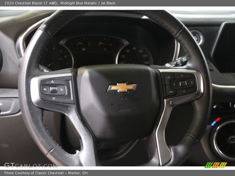 Midnight Blue Metallic / Jet Black 2020 Chevrolet Blazer LT AWD