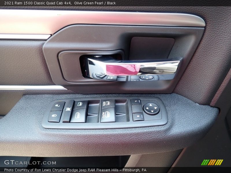 Olive Green Pearl / Black 2021 Ram 1500 Classic Quad Cab 4x4