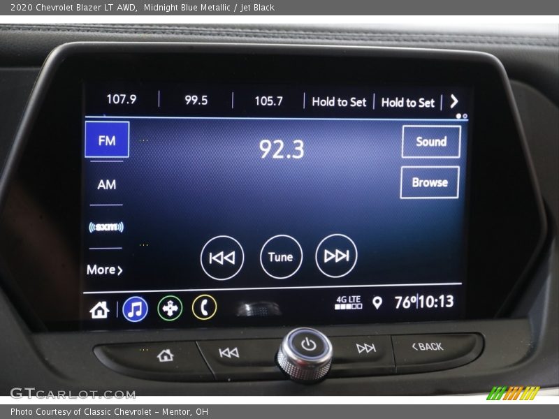 Midnight Blue Metallic / Jet Black 2020 Chevrolet Blazer LT AWD
