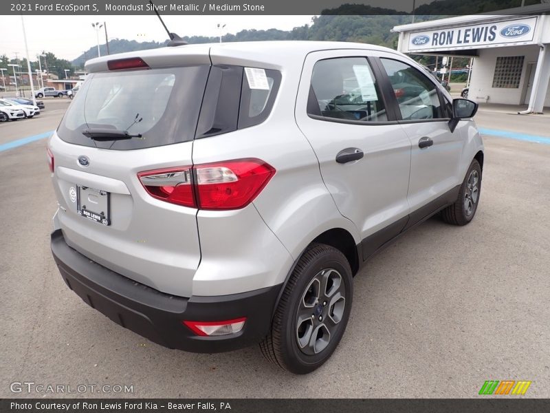 Moondust Silver Metallic / Medium Stone 2021 Ford EcoSport S
