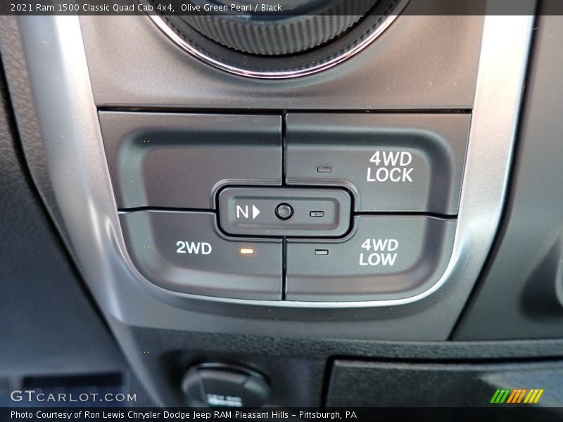 Olive Green Pearl / Black 2021 Ram 1500 Classic Quad Cab 4x4