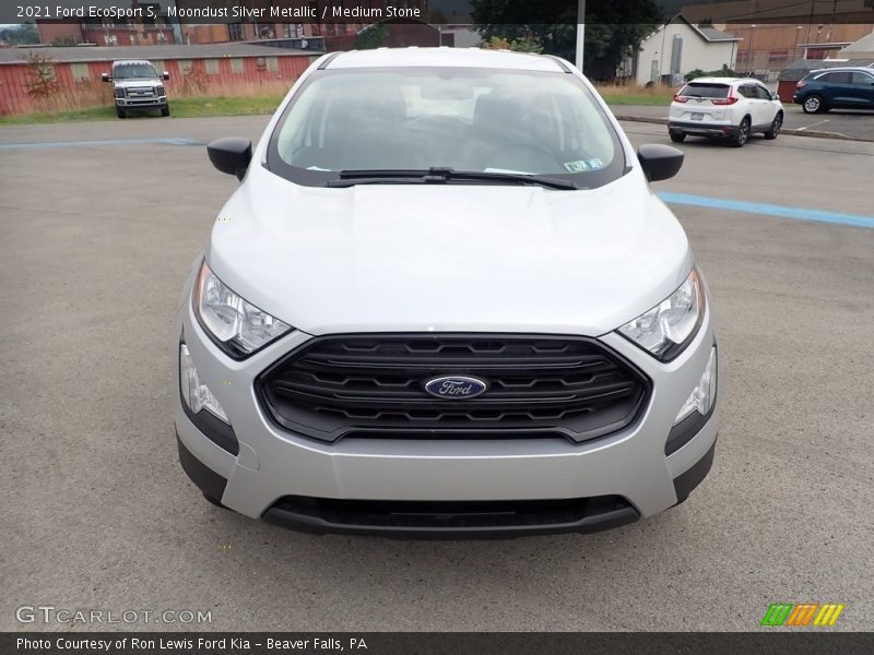 Moondust Silver Metallic / Medium Stone 2021 Ford EcoSport S