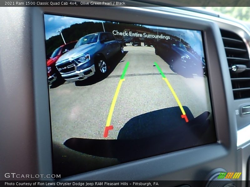 Olive Green Pearl / Black 2021 Ram 1500 Classic Quad Cab 4x4