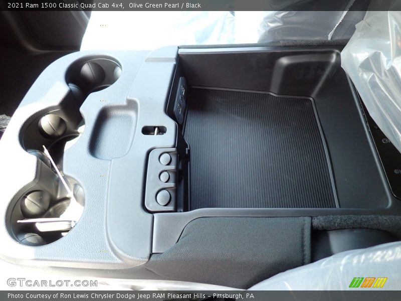 Olive Green Pearl / Black 2021 Ram 1500 Classic Quad Cab 4x4