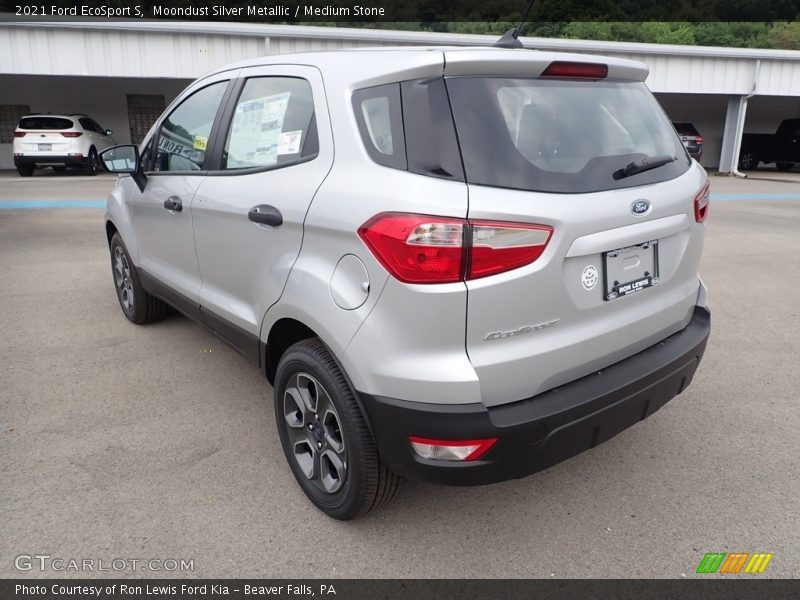 Moondust Silver Metallic / Medium Stone 2021 Ford EcoSport S