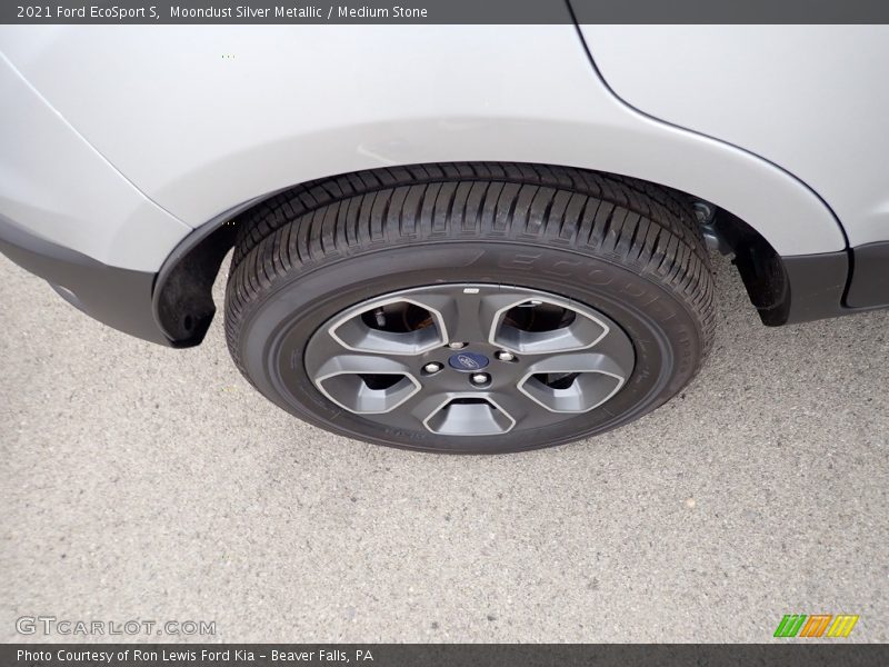 Moondust Silver Metallic / Medium Stone 2021 Ford EcoSport S