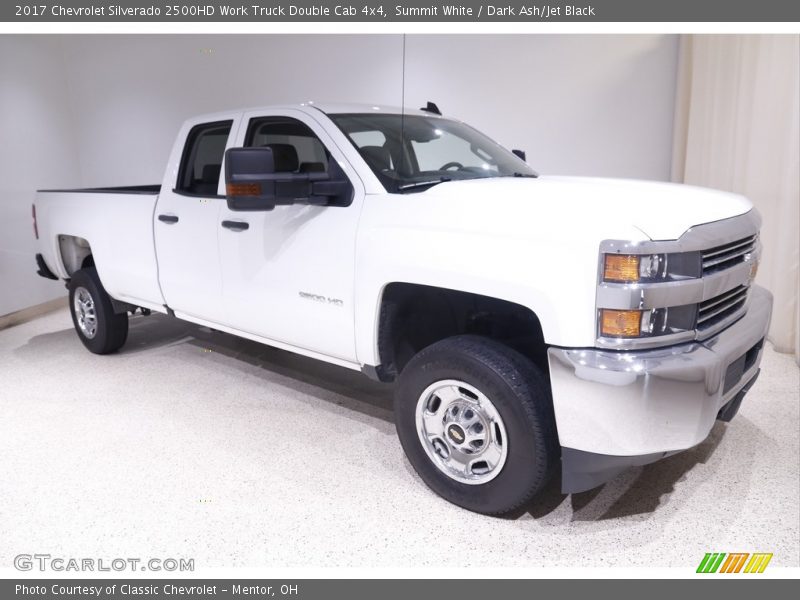 Summit White / Dark Ash/Jet Black 2017 Chevrolet Silverado 2500HD Work Truck Double Cab 4x4