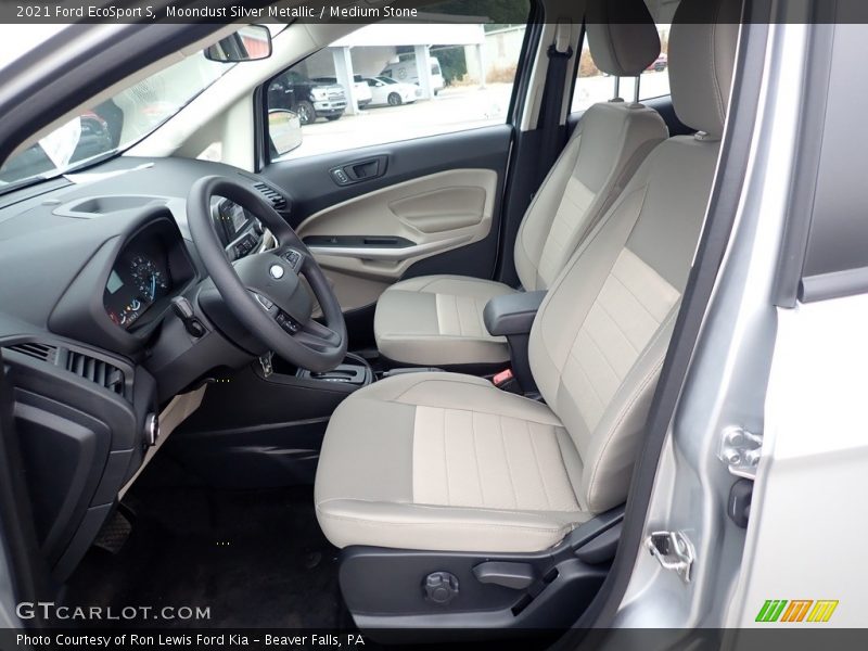 Front Seat of 2021 EcoSport S