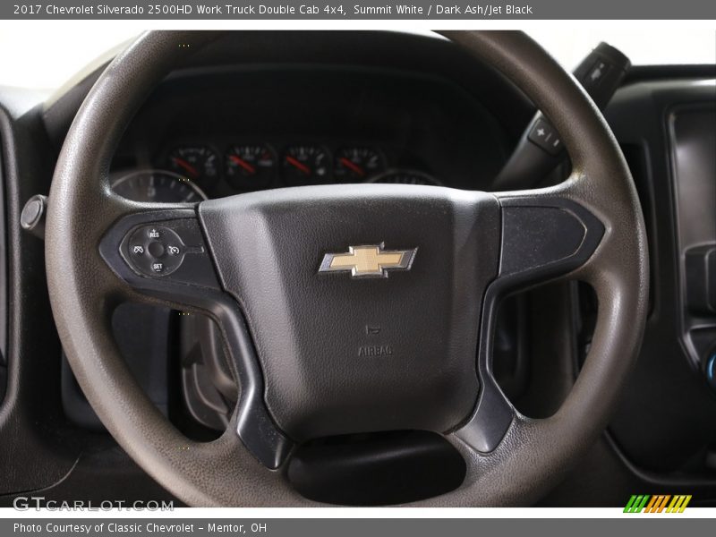Summit White / Dark Ash/Jet Black 2017 Chevrolet Silverado 2500HD Work Truck Double Cab 4x4