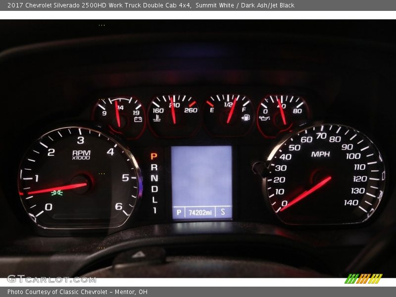 Summit White / Dark Ash/Jet Black 2017 Chevrolet Silverado 2500HD Work Truck Double Cab 4x4