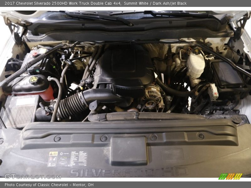 Summit White / Dark Ash/Jet Black 2017 Chevrolet Silverado 2500HD Work Truck Double Cab 4x4