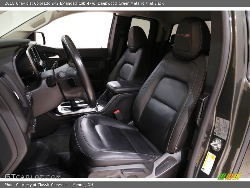Deepwood Green Metallic / Jet Black 2018 Chevrolet Colorado ZR2 Extended Cab 4x4