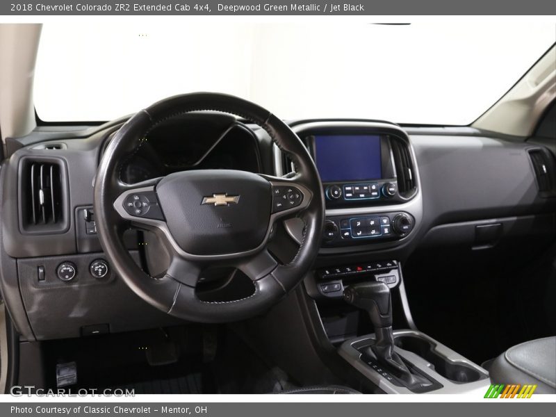 Deepwood Green Metallic / Jet Black 2018 Chevrolet Colorado ZR2 Extended Cab 4x4