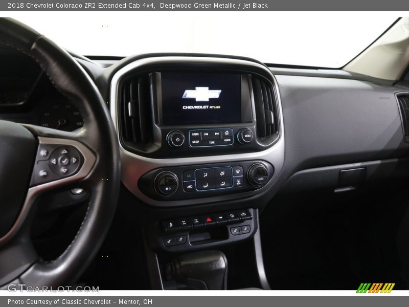 Deepwood Green Metallic / Jet Black 2018 Chevrolet Colorado ZR2 Extended Cab 4x4