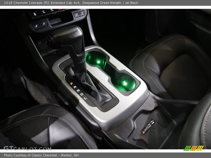 Deepwood Green Metallic / Jet Black 2018 Chevrolet Colorado ZR2 Extended Cab 4x4