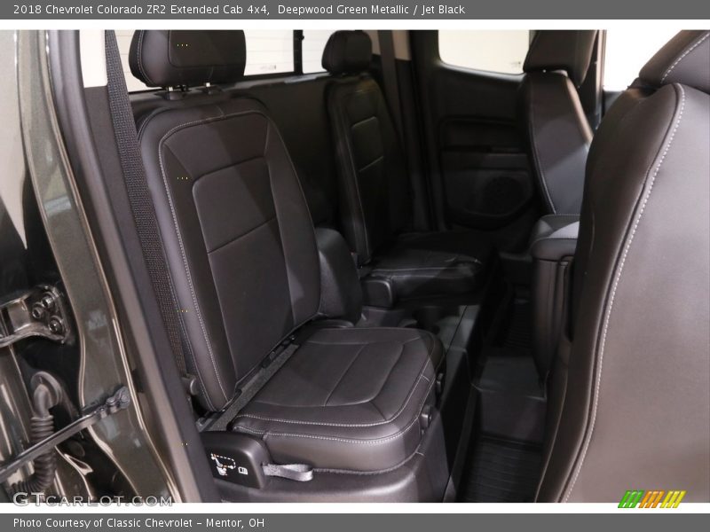 Deepwood Green Metallic / Jet Black 2018 Chevrolet Colorado ZR2 Extended Cab 4x4