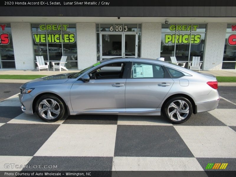 Lunar Silver Metallic / Gray 2020 Honda Accord EX-L Sedan