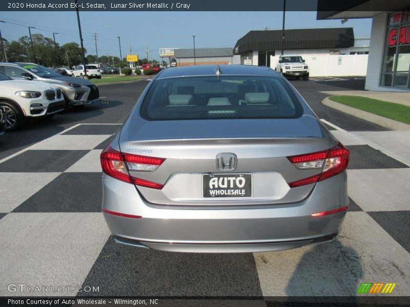 Lunar Silver Metallic / Gray 2020 Honda Accord EX-L Sedan