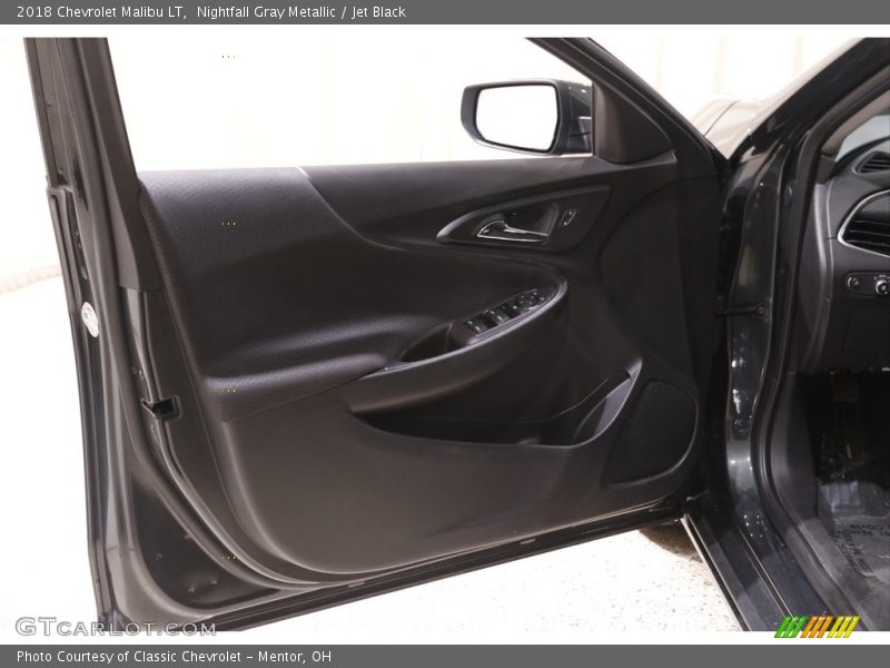 Nightfall Gray Metallic / Jet Black 2018 Chevrolet Malibu LT