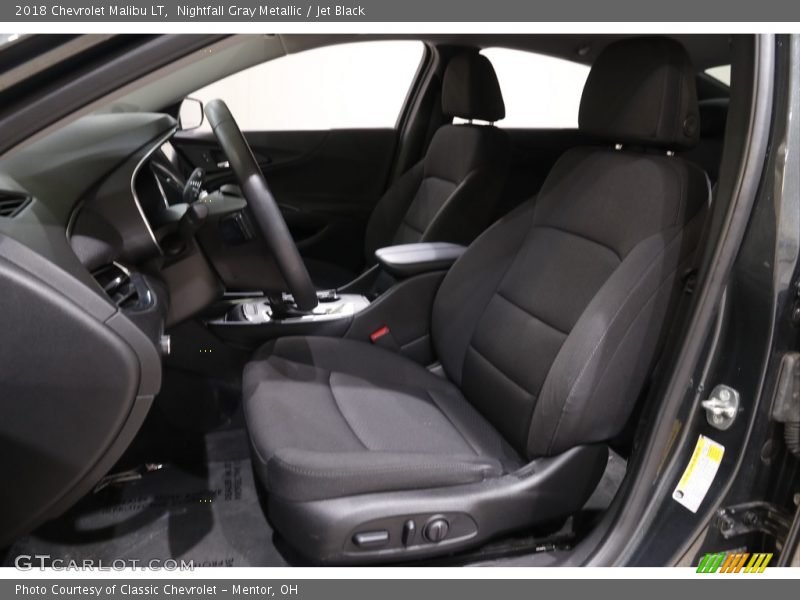 Nightfall Gray Metallic / Jet Black 2018 Chevrolet Malibu LT