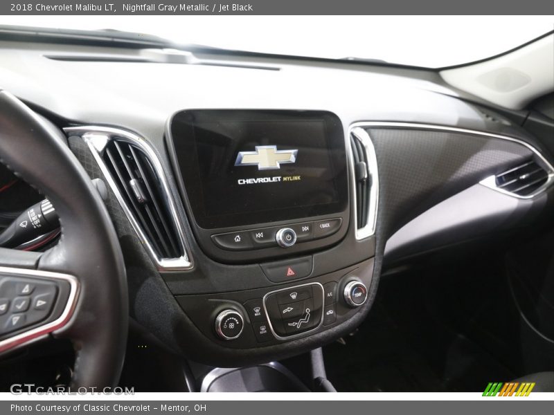 Nightfall Gray Metallic / Jet Black 2018 Chevrolet Malibu LT
