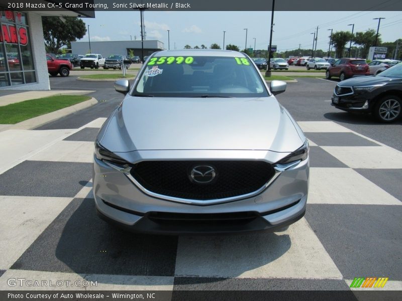 Sonic Silver Metallic / Black 2018 Mazda CX-5 Grand Touring