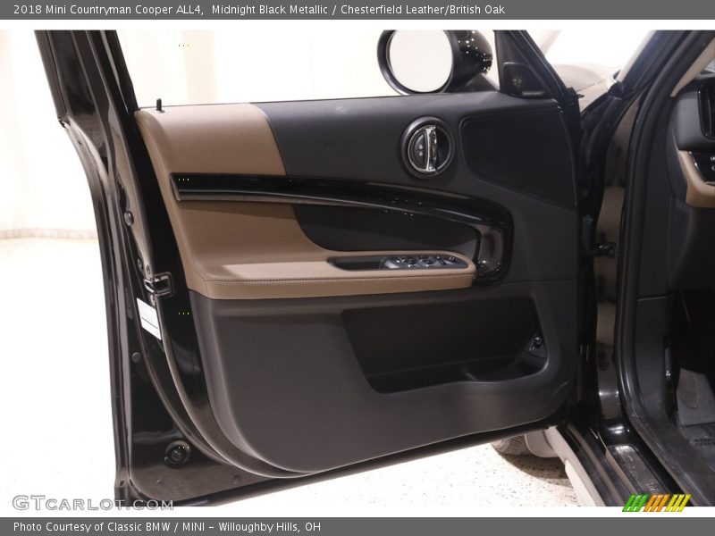 Midnight Black Metallic / Chesterfield Leather/British Oak 2018 Mini Countryman Cooper ALL4