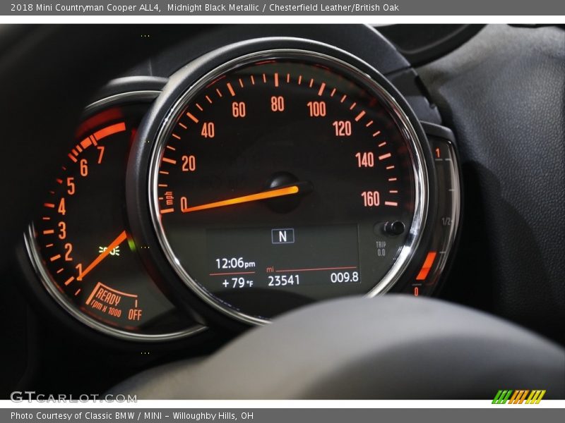 Midnight Black Metallic / Chesterfield Leather/British Oak 2018 Mini Countryman Cooper ALL4