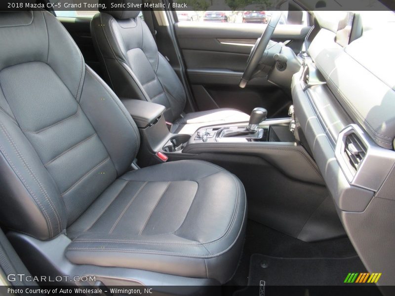 Sonic Silver Metallic / Black 2018 Mazda CX-5 Grand Touring