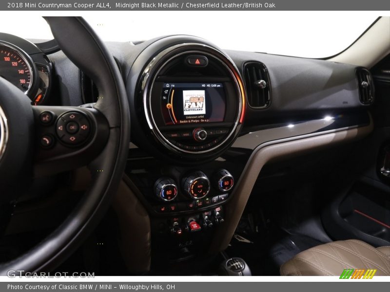 Midnight Black Metallic / Chesterfield Leather/British Oak 2018 Mini Countryman Cooper ALL4