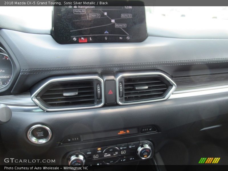 Sonic Silver Metallic / Black 2018 Mazda CX-5 Grand Touring