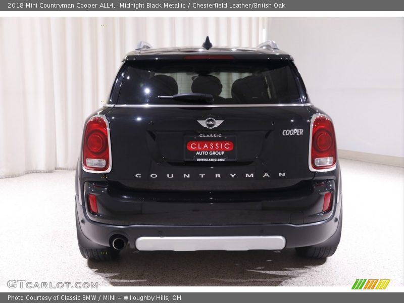 Midnight Black Metallic / Chesterfield Leather/British Oak 2018 Mini Countryman Cooper ALL4