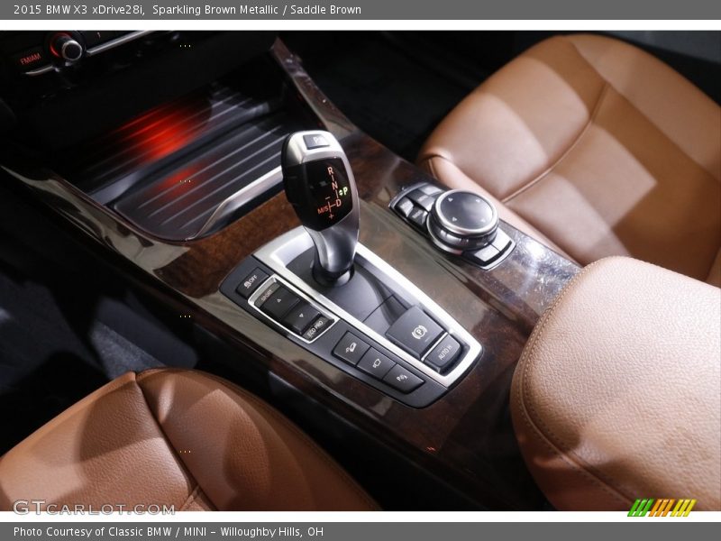 Sparkling Brown Metallic / Saddle Brown 2015 BMW X3 xDrive28i