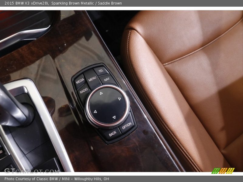 Sparkling Brown Metallic / Saddle Brown 2015 BMW X3 xDrive28i