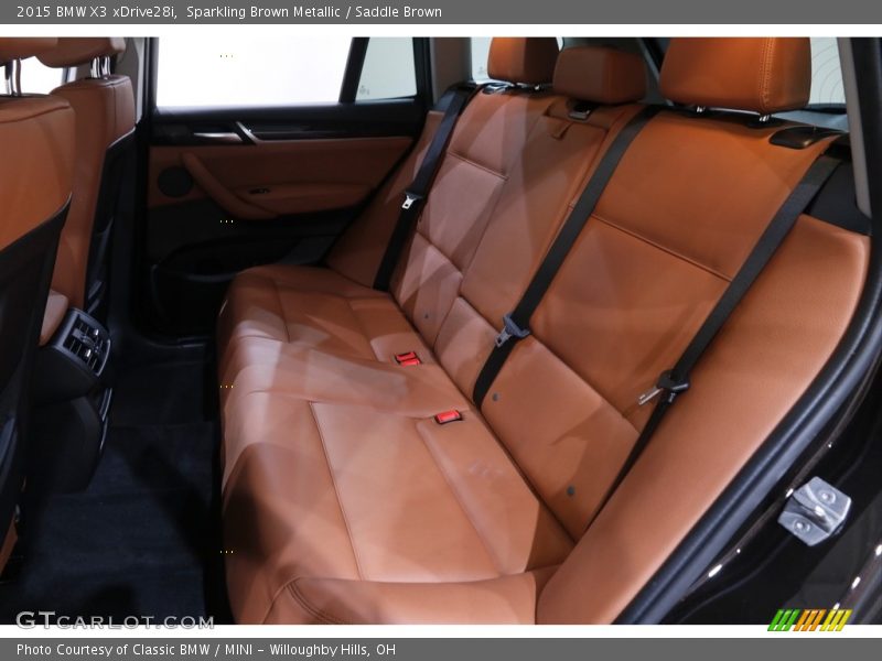 Sparkling Brown Metallic / Saddle Brown 2015 BMW X3 xDrive28i
