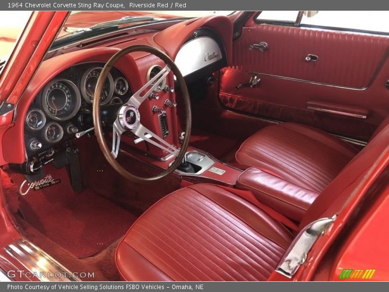  1964 Corvette Sting Ray Coupe Red Interior