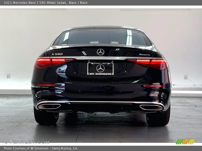 Black / Black 2021 Mercedes-Benz S 580 4Matic Sedan