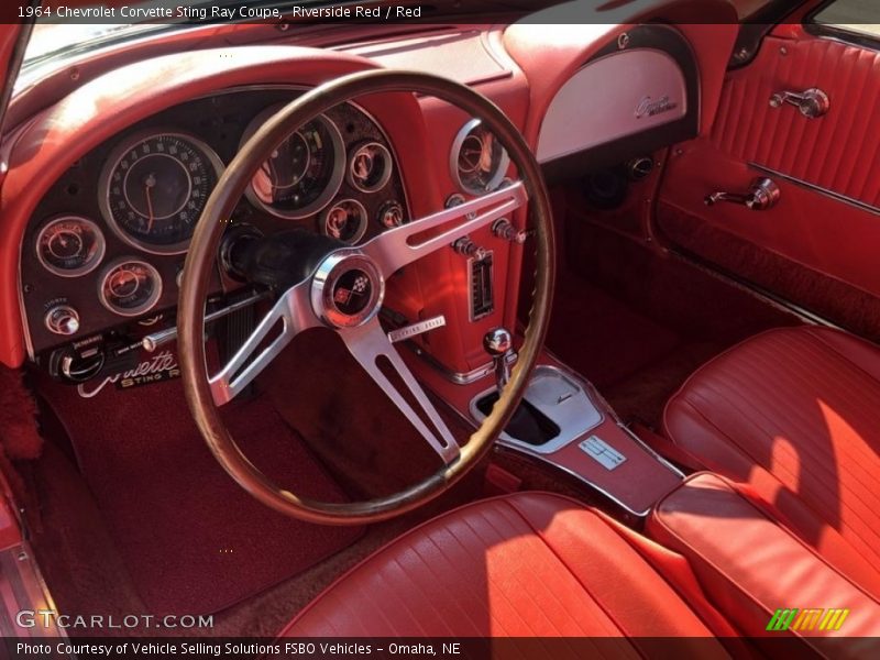 Front Seat of 1964 Corvette Sting Ray Coupe