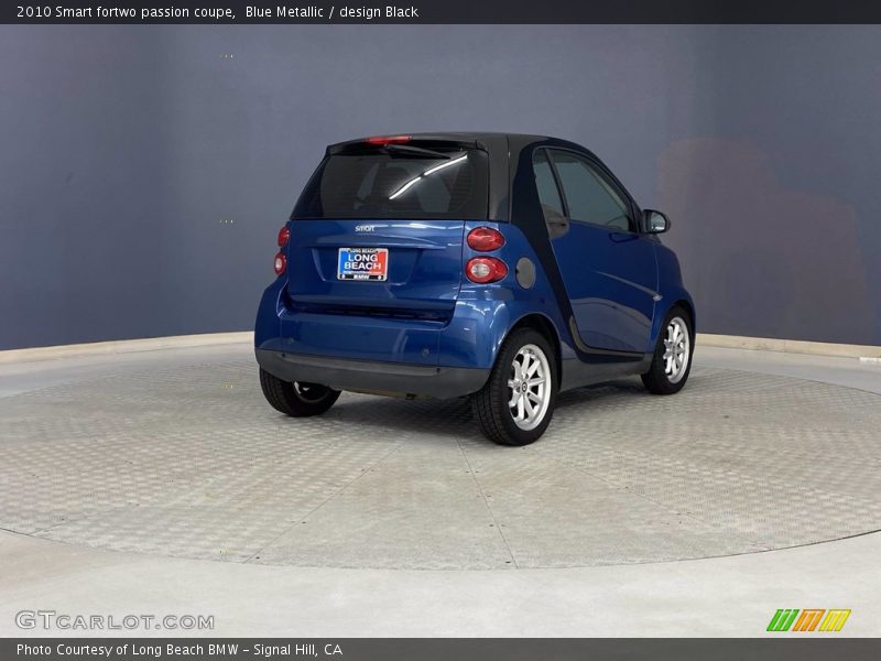 Blue Metallic / design Black 2010 Smart fortwo passion coupe