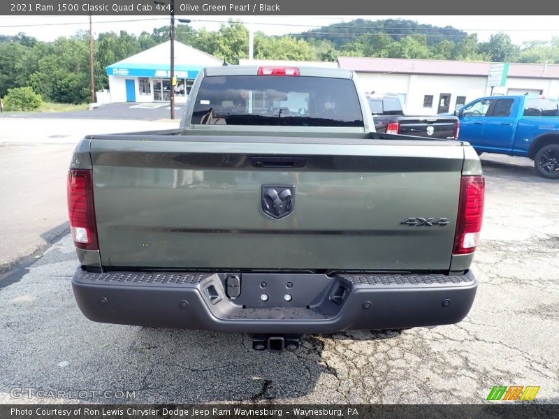 Olive Green Pearl / Black 2021 Ram 1500 Classic Quad Cab 4x4