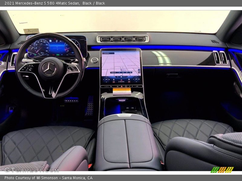 Black / Black 2021 Mercedes-Benz S 580 4Matic Sedan