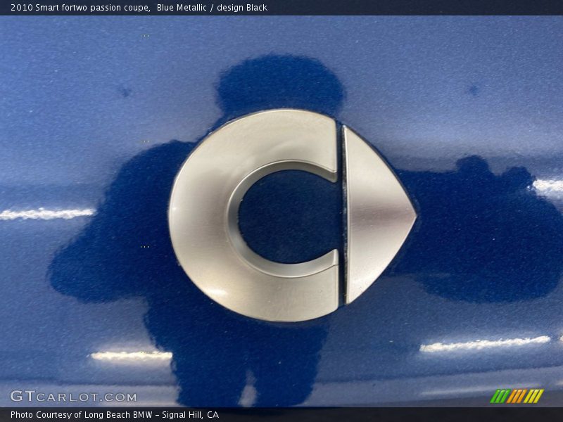 Blue Metallic / design Black 2010 Smart fortwo passion coupe