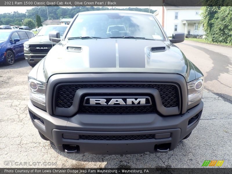 Olive Green Pearl / Black 2021 Ram 1500 Classic Quad Cab 4x4